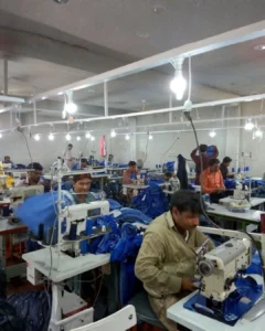 Garment manufacturing facility at Feel It Creation clothing manufacturer in India