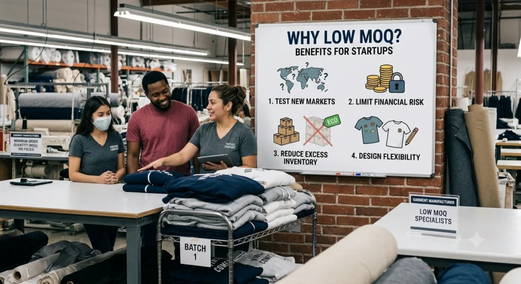 Why Low MOQ Matters in Garment Manufacturing